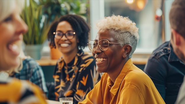 Group of women laughing together