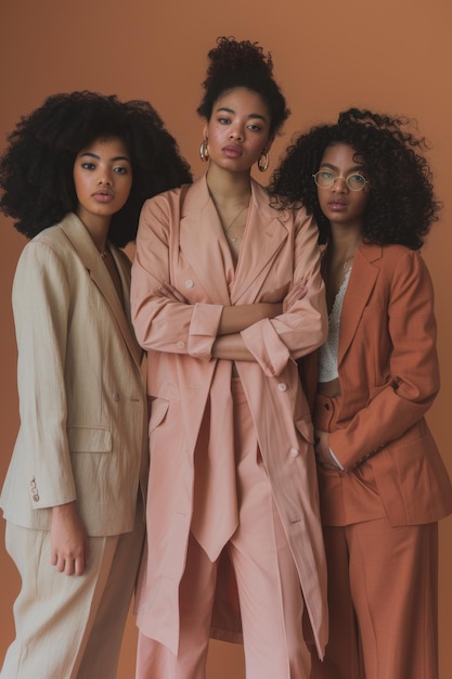 a group of women posing for a picture