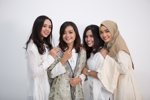 Group of women smiling