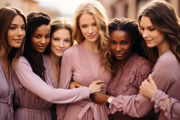 Group of Women Standing Together