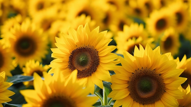 a group of yellow flowers