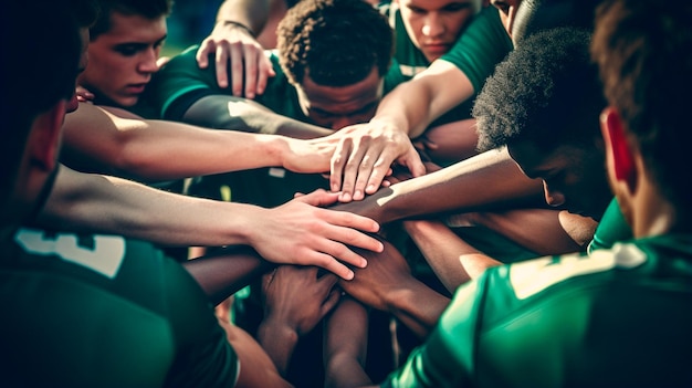 group of young friends playing basketball in the field