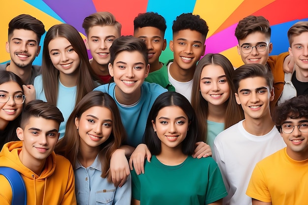 A group of young people posing for a photo with their arms crossed