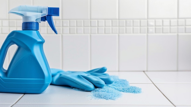 Grout Cleaner Displayed On White Background
