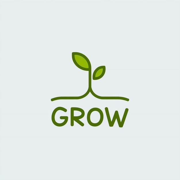 Grow 로고 디자인