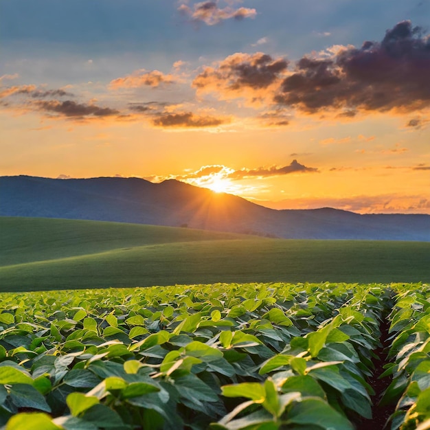 Growing Soybeans Young Crop Progression