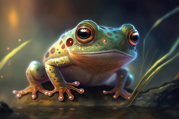 Growling grass frog