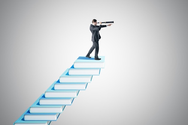 Growth knowledge and vision concept