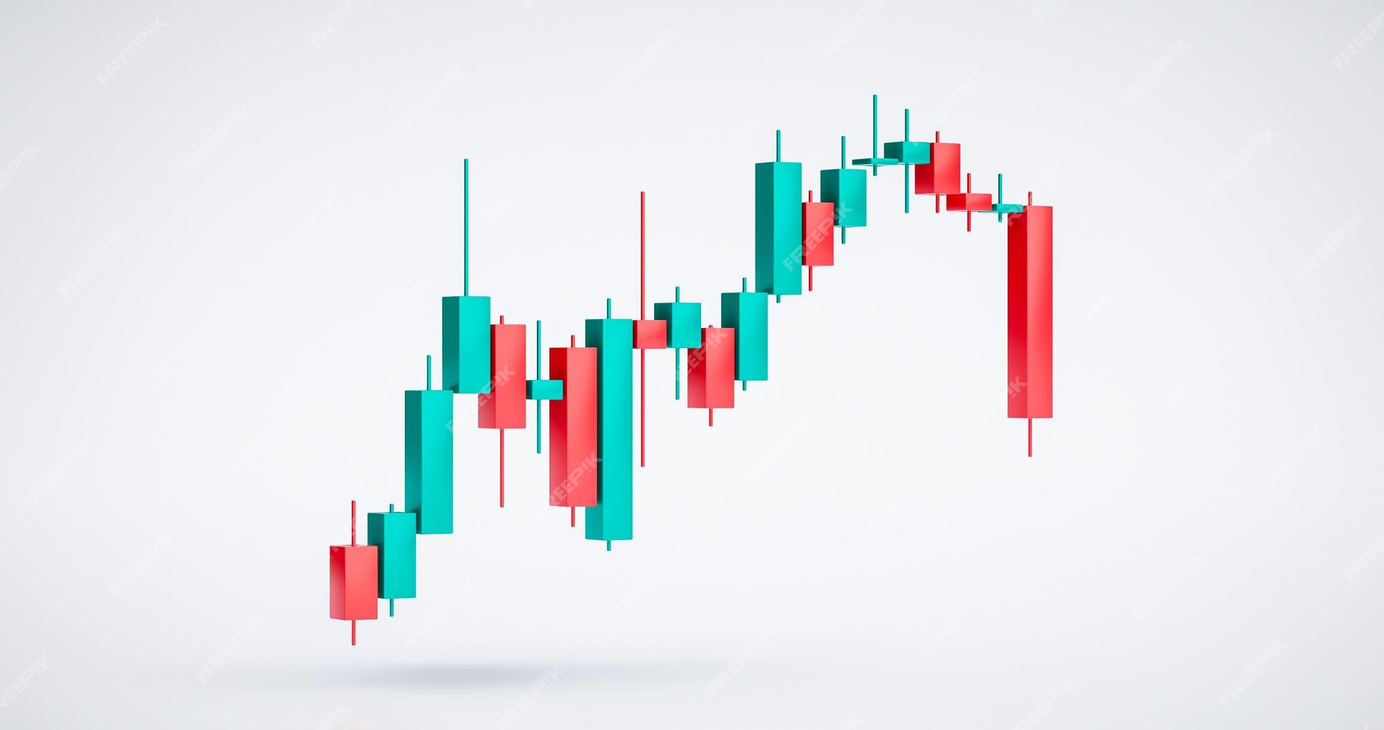 Premium Photo | Growth stock diagram financial graph or business ...