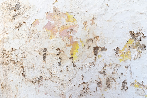 Photo grunge abstract background. plaster and paint clog, structural damage, water damage on building wall