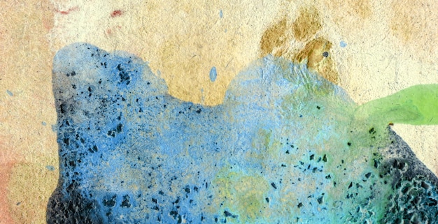 Grunge Art Bright Paint Stains on an Abstract Decoration Wallpaper