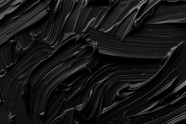 Grunge background of black brushstrokes