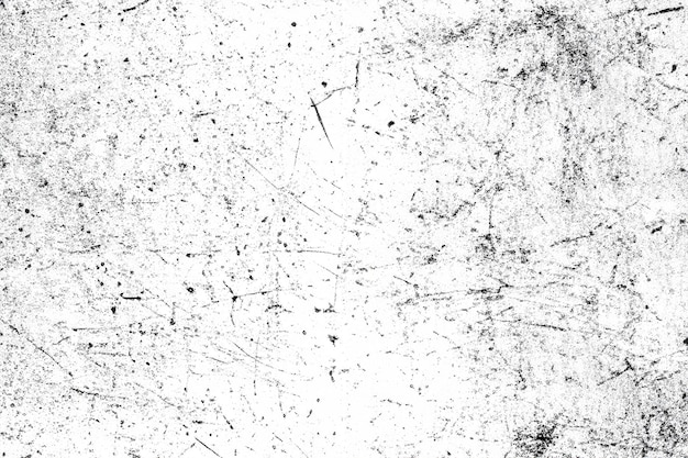 Grunge background of black and white Abstract illustration texture of cracks chips dot isolated on transparent background PNG file