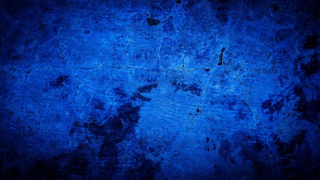 Grunge background of blue wall abstract background