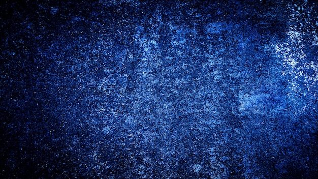 Grunge background of blue wall abstract background