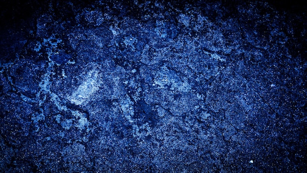 Grunge background of blue wall abstract background