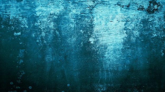 Sfondo grunge di parete blu texture sfondo sfondo blu