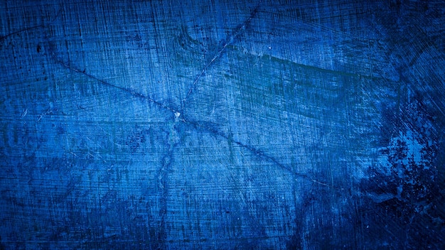 гранж-фон старой синей стены абстрактный фон синий фон
