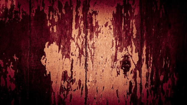 grunge background of old red wooden