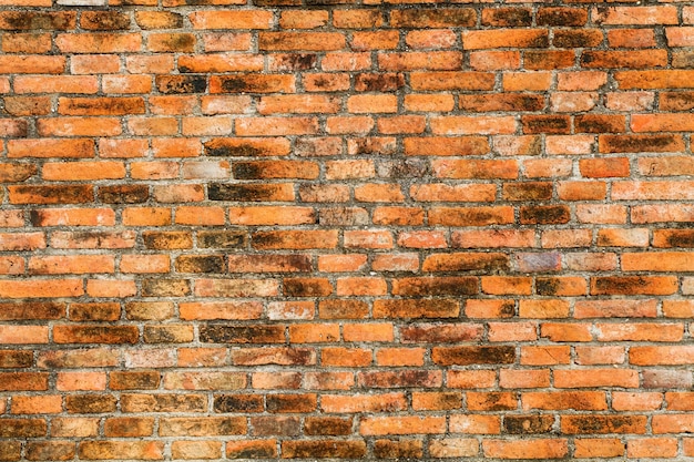 grunge background, red brick wall texture bright plaster wall and blocks road sidewalk abandoned ext