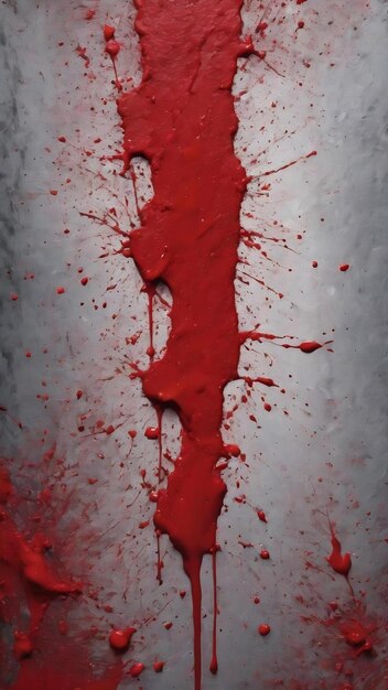 Grunge background with red paint