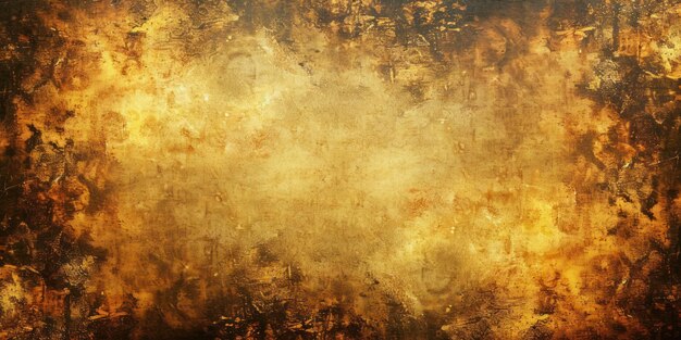 Photo grunge background in yellow and brown colors