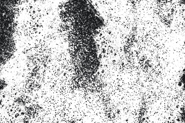 Grunge black and white pattern Monochrome particles abstract texture Background of cracks scuffs