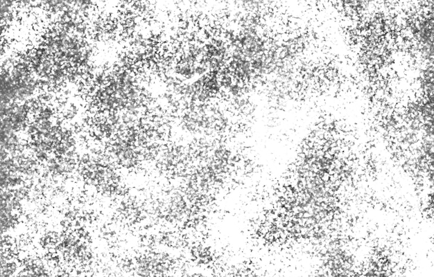 Modello in bianco e nero di lerciume trama astratta di particelle monocromatiche sfondo di crepe di graffi