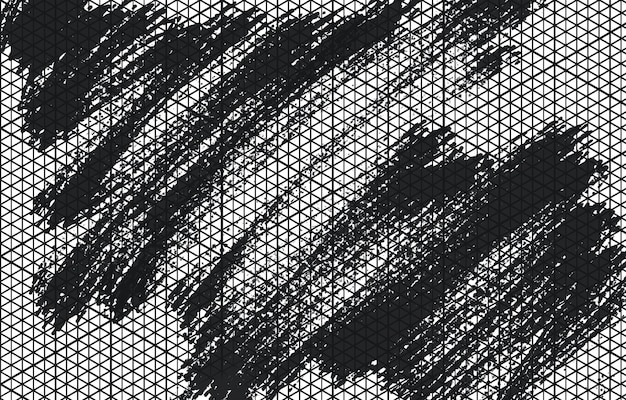 Grunge black and white pattern Monochrome particles abstract texture Background of cracks scuffs
