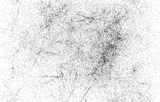 Гранж черно-белый узор Монохромные частицы абстрактные текстуры Фон трещин