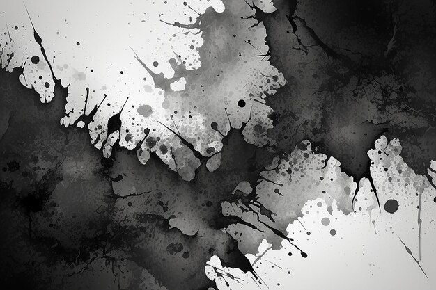 Photo grunge black and white pattern monochrome particles abstract texture