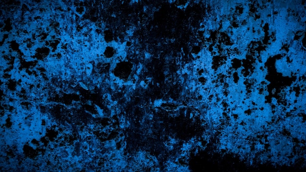 Grunge blauwe oude muur achtergrond