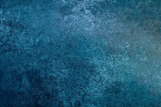 Grunge blue color wall, Abstract blue color paint. Designed grunge on wall texture