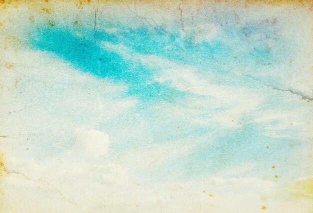 Grunge blue sky