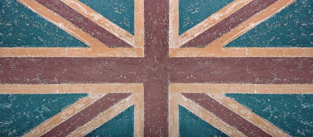 Grunge Britse vlag