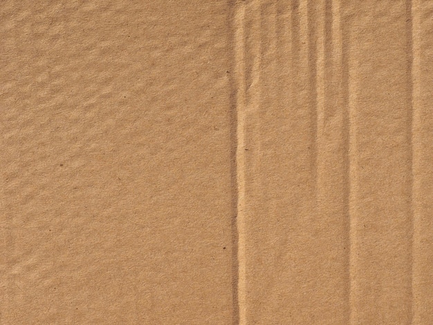 Grunge brown corrugated cardboard texture background