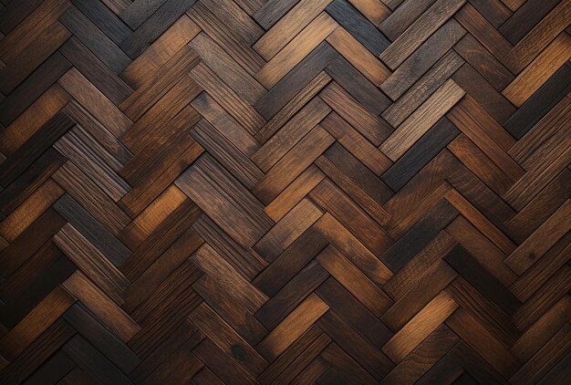 Grunge dark wood parquet texture