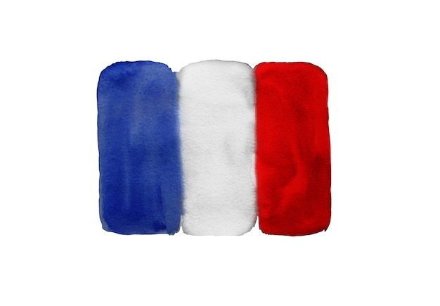 Grunge Flag of France background