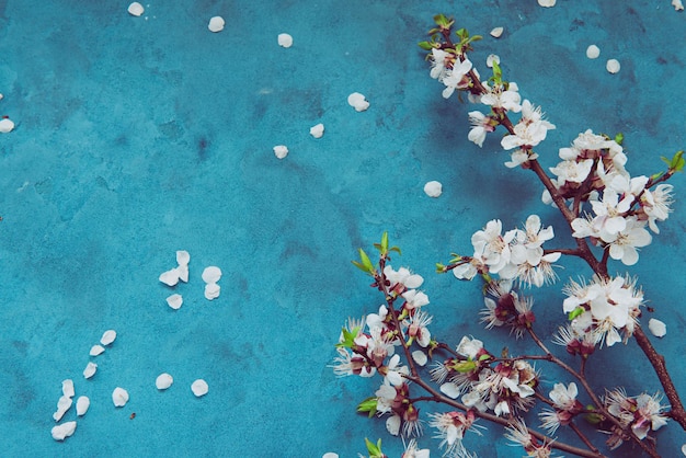 Grunge floral background