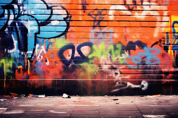 Grunge Graffiti Wall background