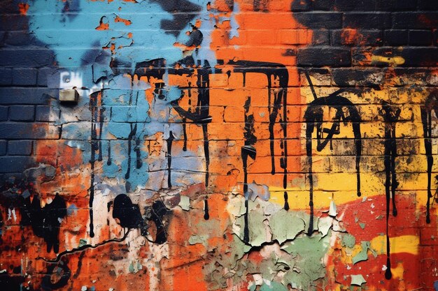 Grunge Graffiti Wall background