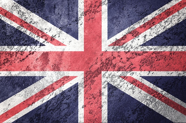 Grunge Great Britain flag. Union Jack