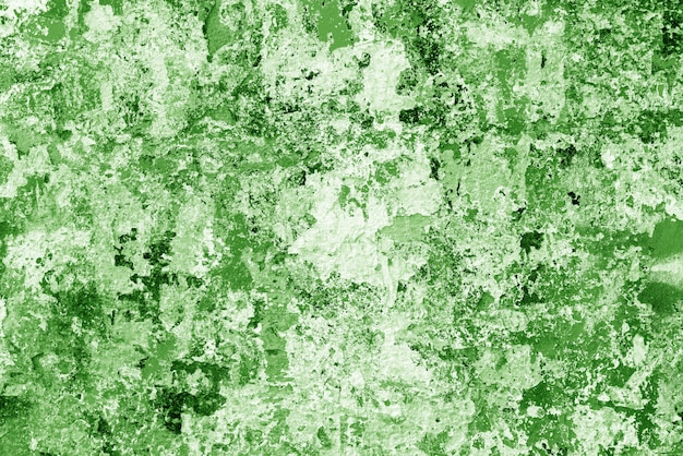 Grunge green cement wall background