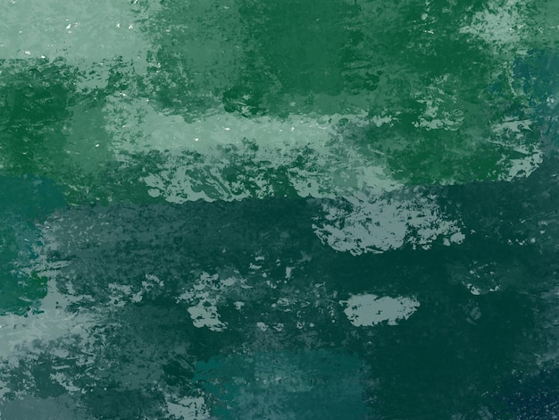 Grunge green painting texture background