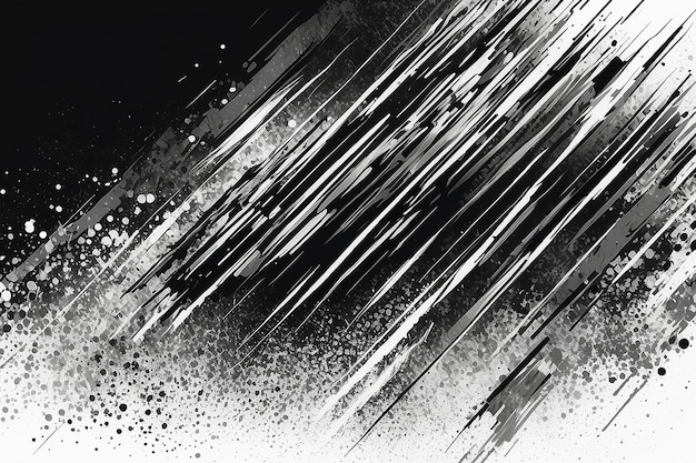 Полутонный черно-белый фон с текстурой линий Абстрактная иллюстрация полос Текстура