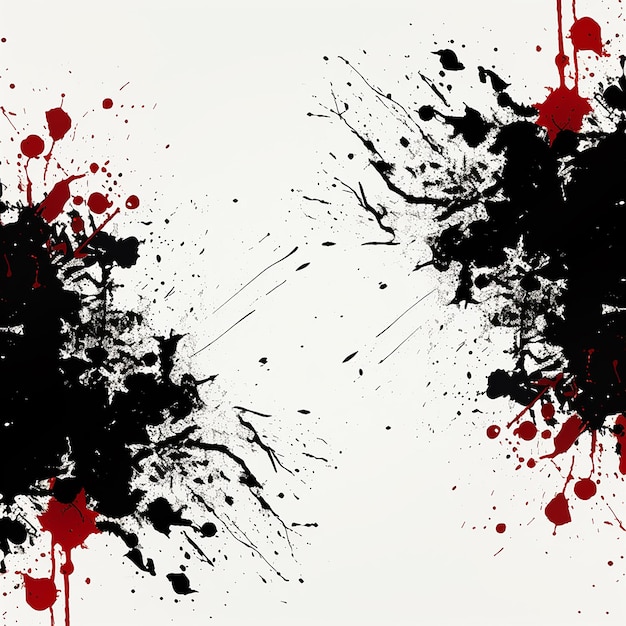 Grunge Ink Splat Background с художественными вибрациями