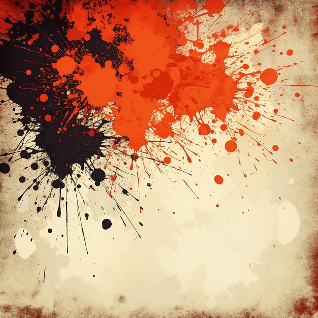 Grunge Ink Splat Background