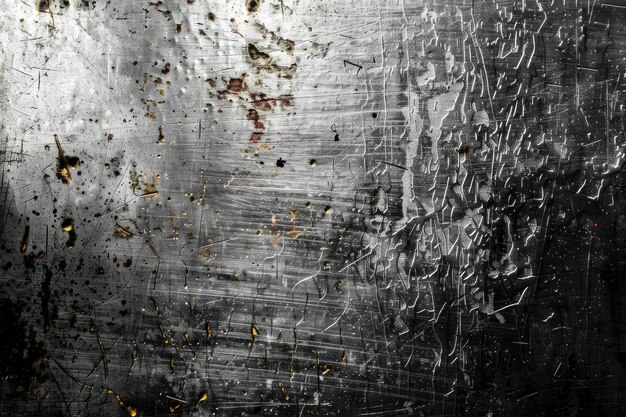 Foto grunge metalen achtergrond of textuur met krassen en scheuren