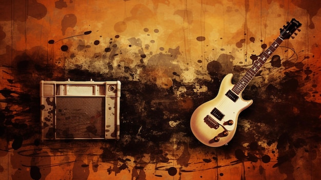 Foto background della musica grunge