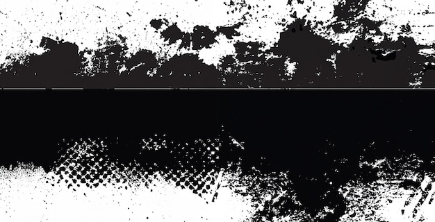 Grunge Paint Roller penseel Stroke Distressed banner Zwarte strepen geïsoleerde penseelcollectie Moderne gestructureerde vorm Droge rand in Black Bulge lijnen